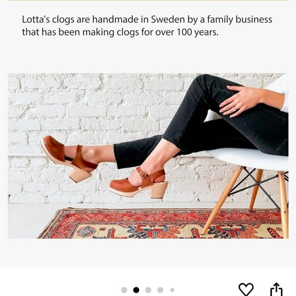 Lotta from Stockholm Highwood Brown Clogs in Oiled Nubuck size 39/8.5 - Picture 5 of 16